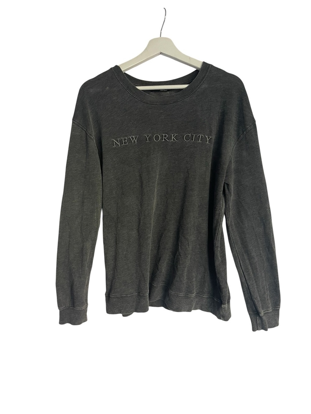 Fifthw Sun New York City Embroidered Sweatshirt Size Large Streetwear Chic NYC